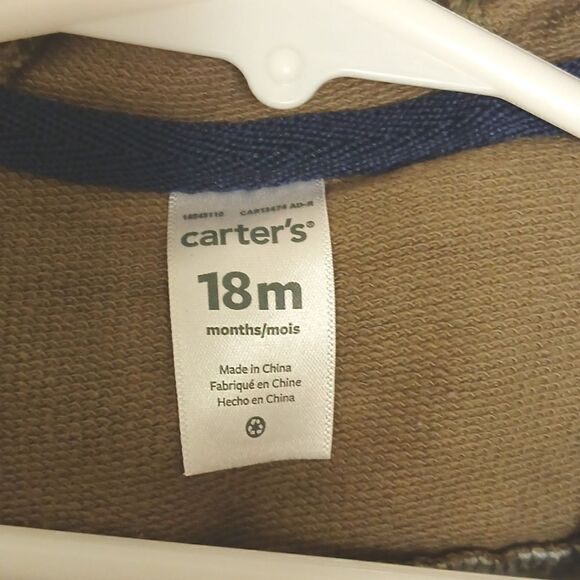 🩷Carter's camo Hooded Vest Boys Size 18M - Picture 4 of 6